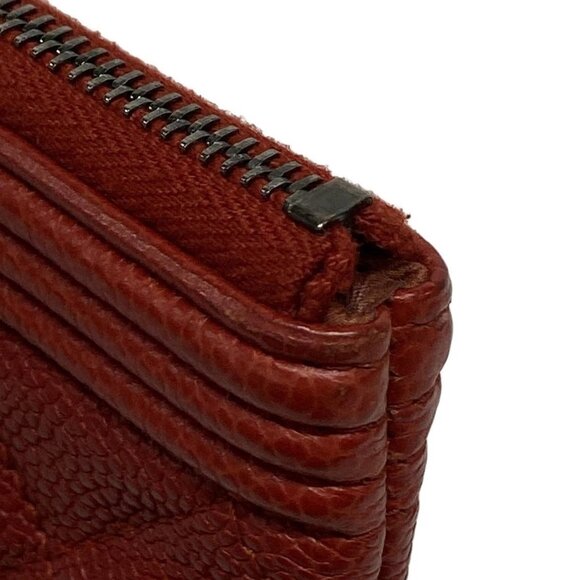 Auth CHANEL Boy Chanel / Matelasse Red Calfskin Clutch Bag - Picture 12 of 16